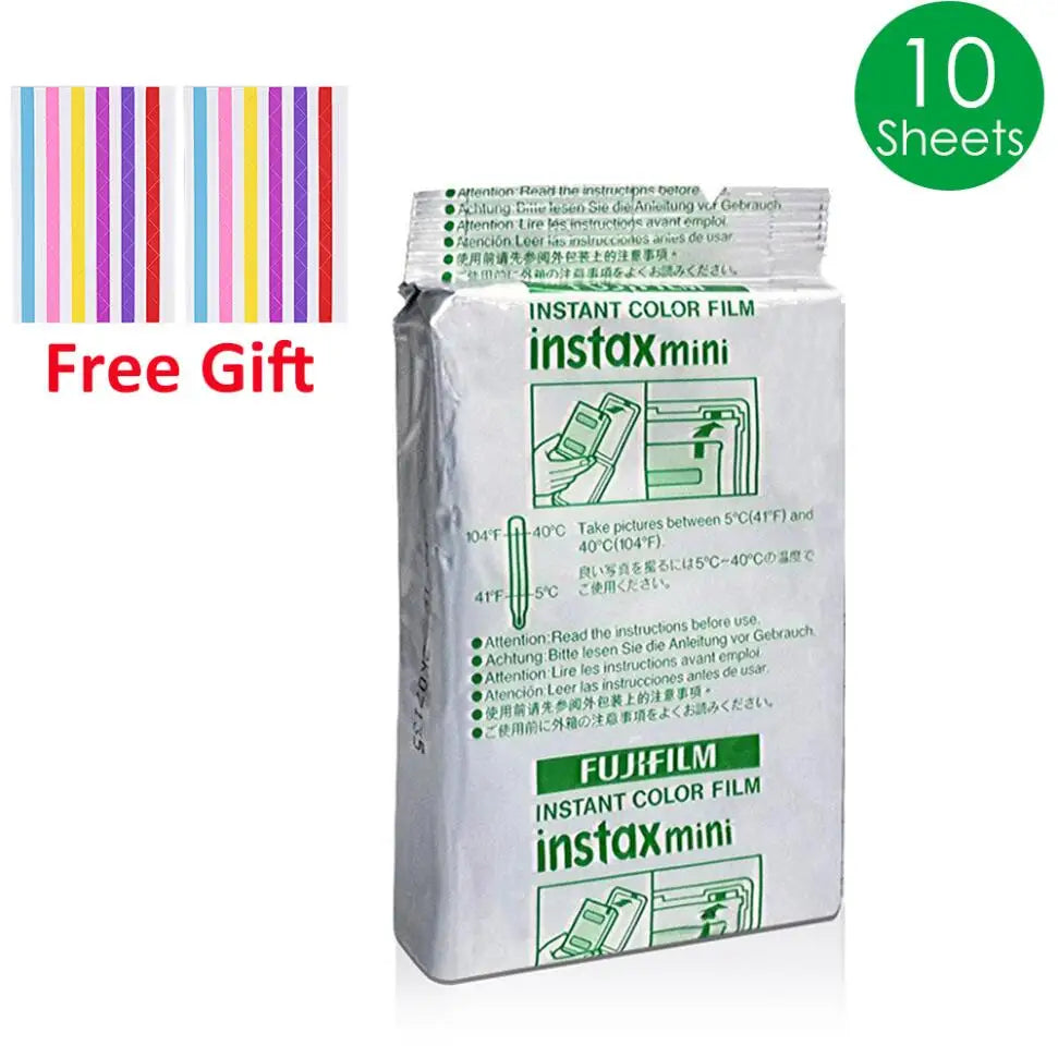 Fujifilm Instax Mini Film 10–100 Sheets with Photo Frame for Mini Cameras