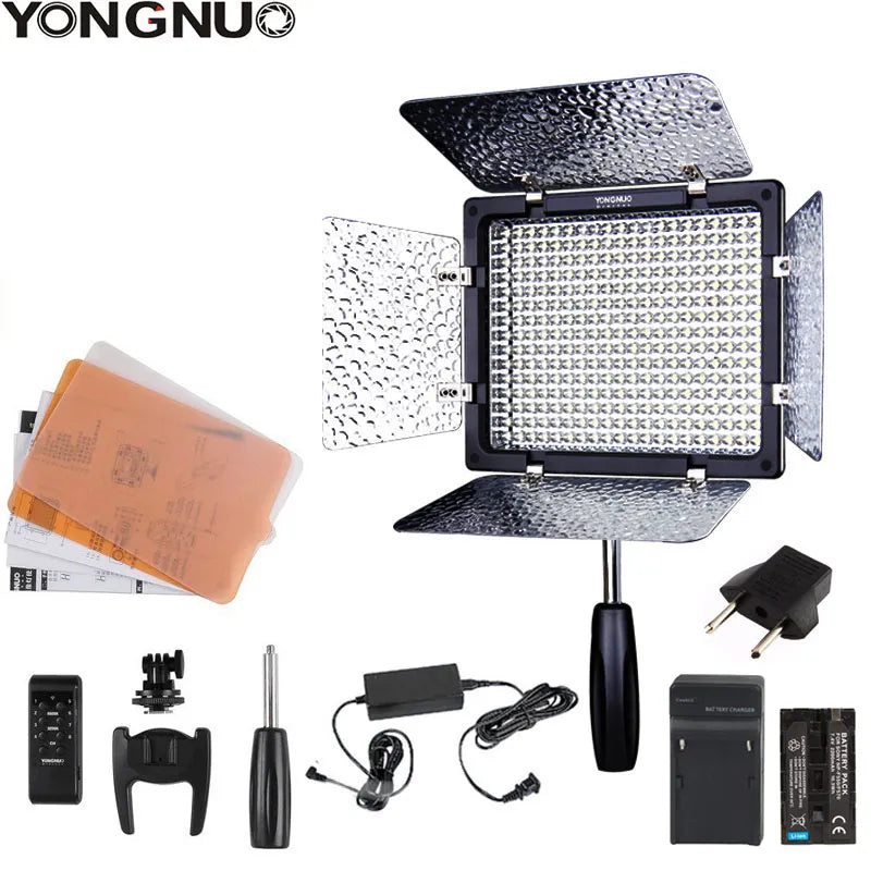 Yongnuo YN300 III LED Video Light 3200K–5600K Adjustable with Kit
