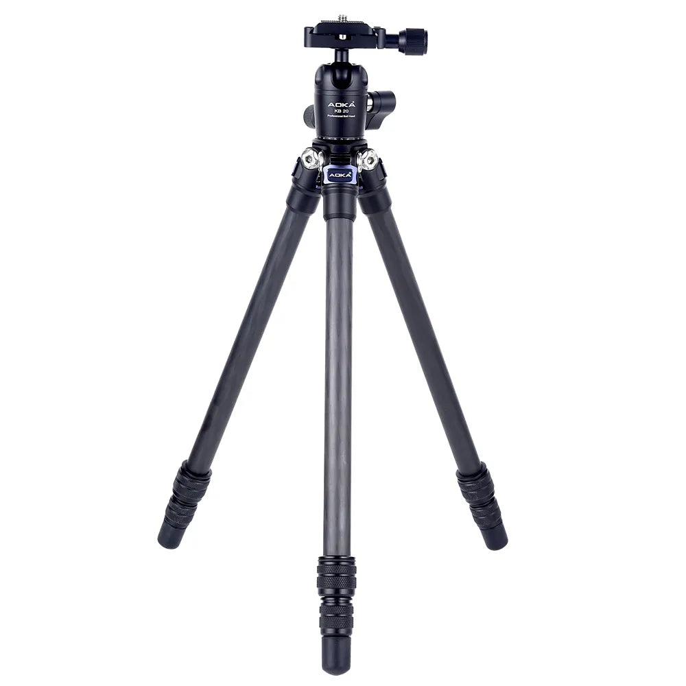 AOKA CMP163CL Carbon Fiber Mini Tripod 578g 2.5kg Load Travel Camera