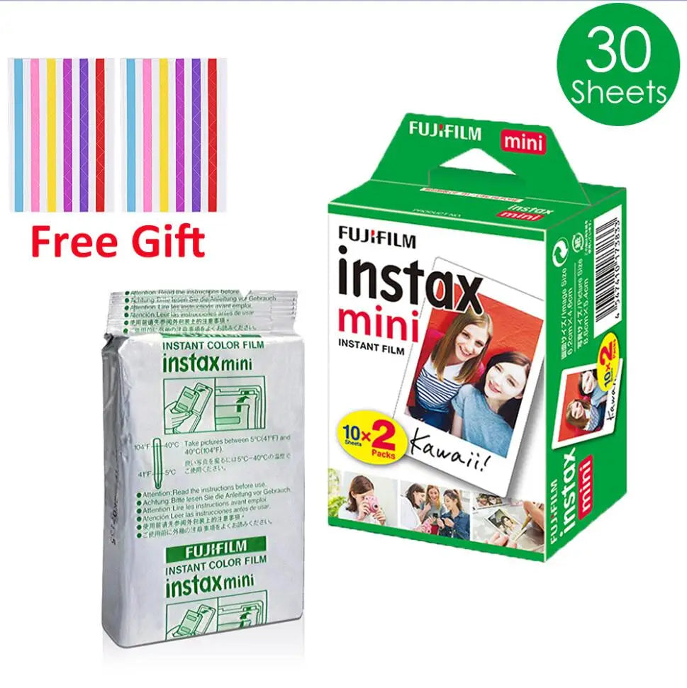 Fujifilm Instax Mini Film 10–100 Sheets with Photo Frame for Mini Cameras