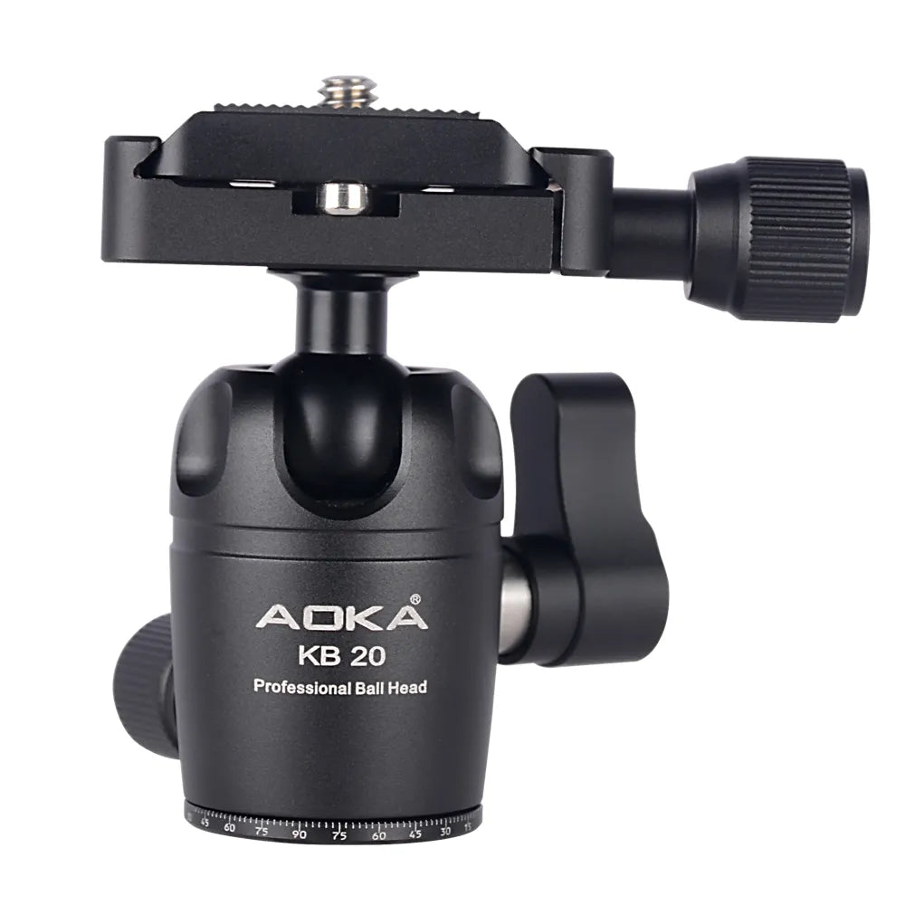 AOKA CMP163CL Carbon Fiber Mini Tripod 578g 2.5kg Load Travel Camera