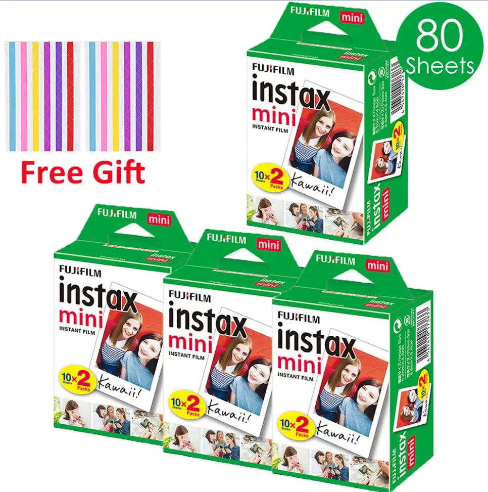 Fujifilm Instax Mini Film 10–100 Sheets with Photo Frame for Mini Cameras