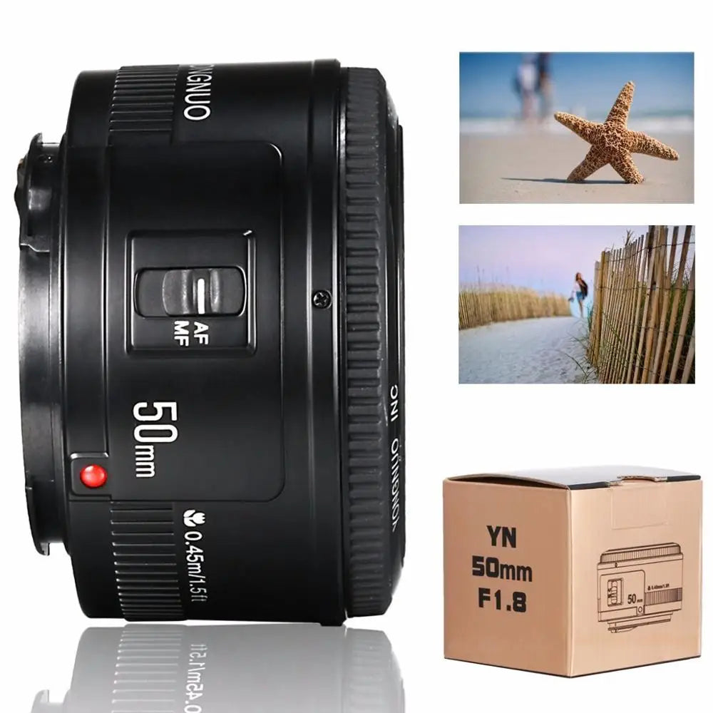 YONGNUO YN 50mm f/1.8 AF Lens for Canon EOS DSLR