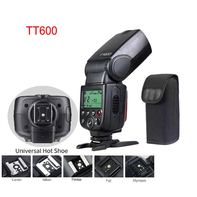 Godox TT600 GN60 2.4G Wireless Master/Slave Speedlite for DSLR Cameras