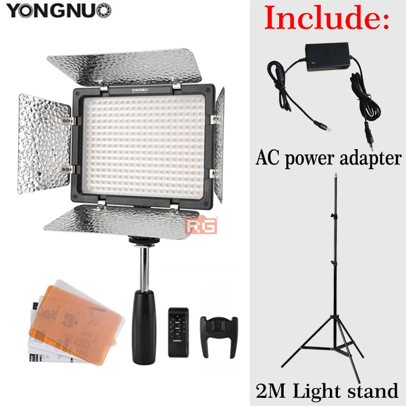 Yongnuo YN300 III LED Video Light 3200K–5600K Adjustable with Kit