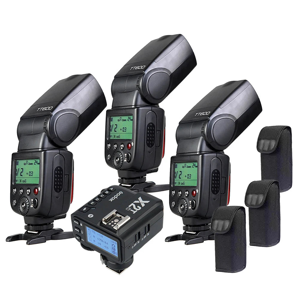 Godox TT600 GN60 2.4G Wireless Master/Slave Speedlite for DSLR Cameras