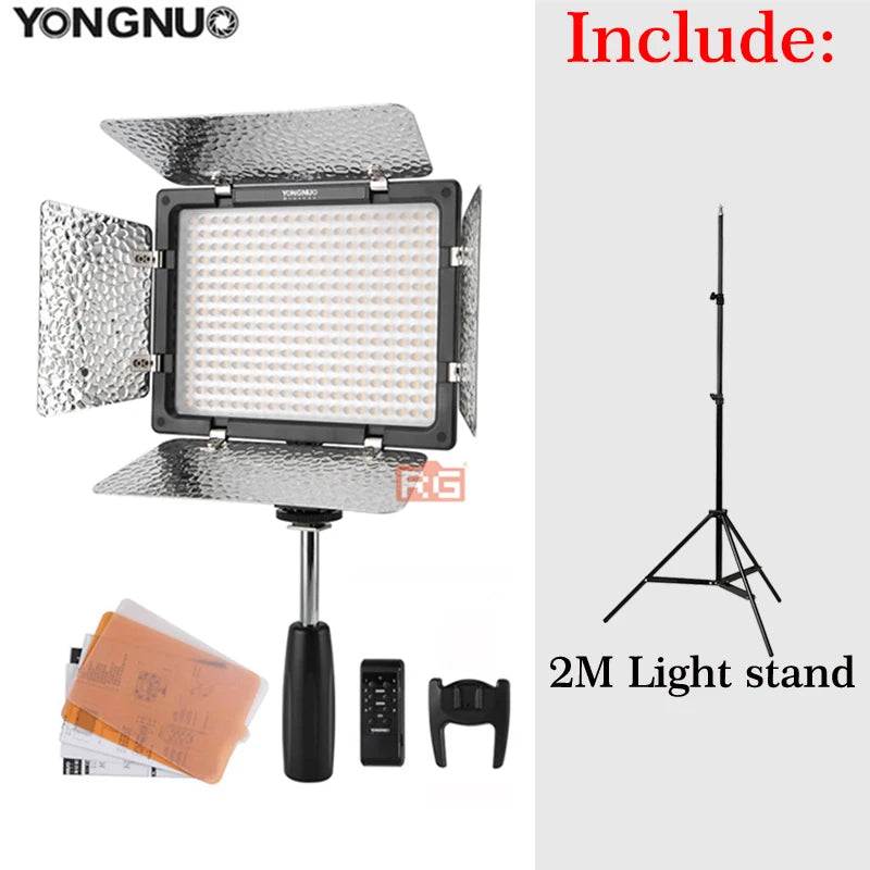 Yongnuo YN300 III LED Video Light 3200K–5600K Adjustable with Kit