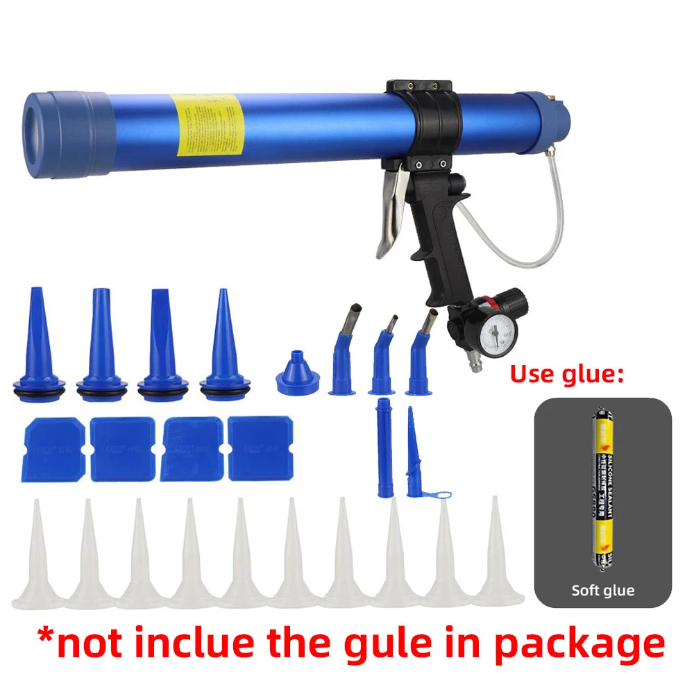 Pneumatic Caulking Gun 310ml/600ml Sausage Sealant Gun for Construction