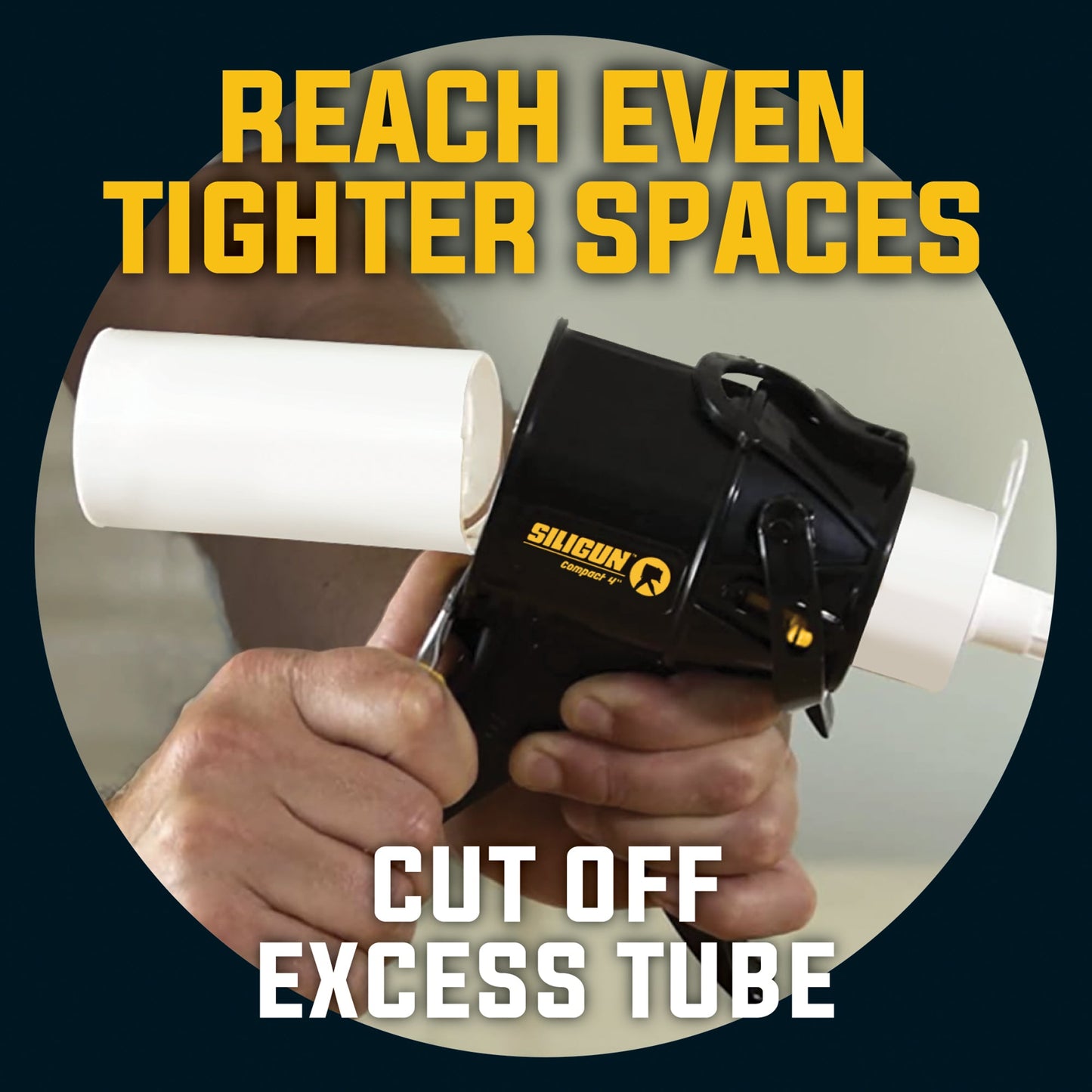 SILIGUN™ Classic Compact 4" Caulking Gun - 12 Case